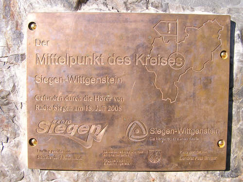 Hier war also der Mittelpunkt des Kreises Siegen-Wittgenstein